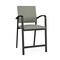 Lesro Newport Hip Chair Metal Frame, Black, OH Eucalyptus Upholstery NP1161 - alternate 1